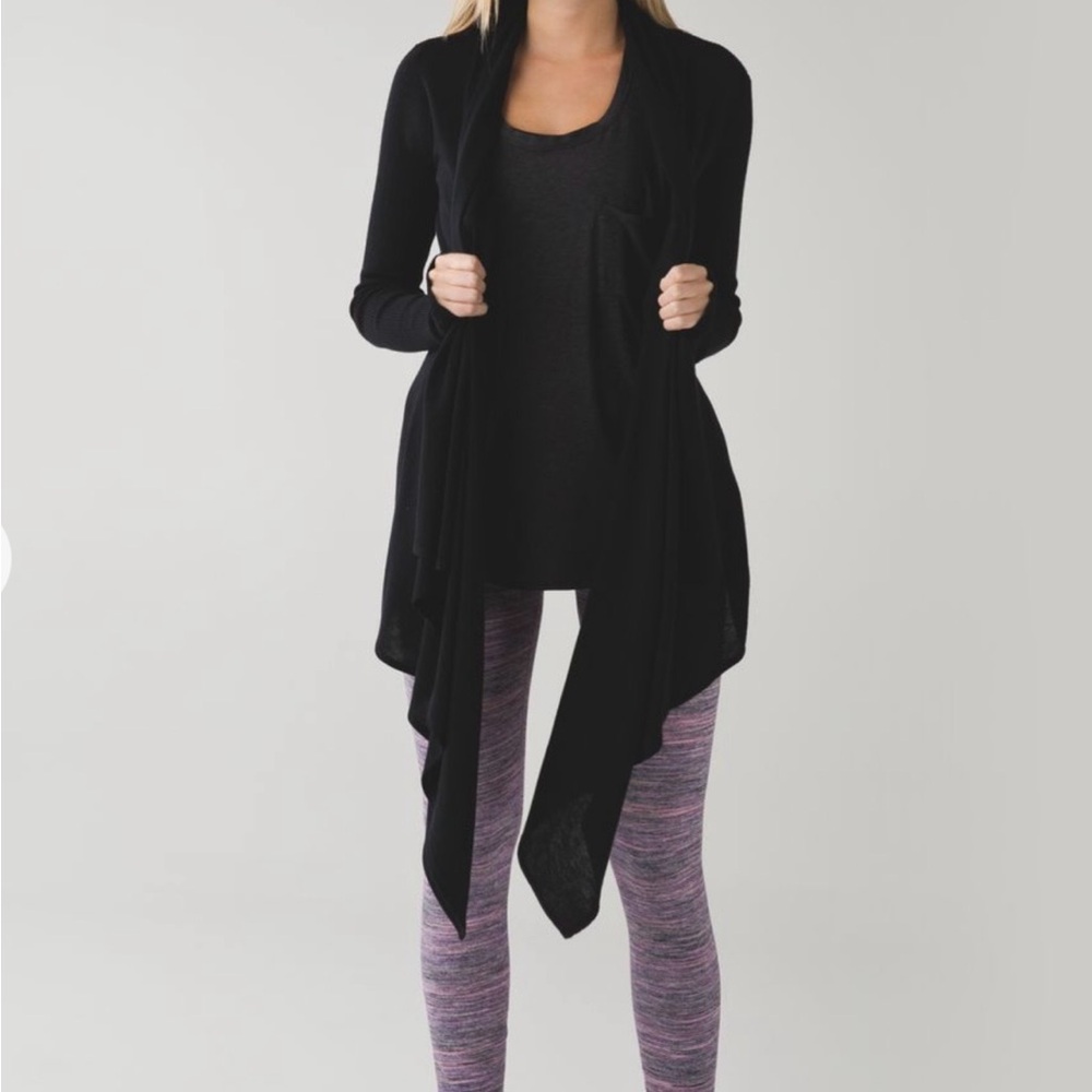 Lululemon wunder under space dye pink violet 25” leggings size 6